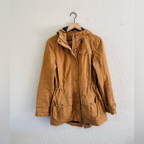 L.L.Bean Brown Long Jacket - Picture 1 of 14